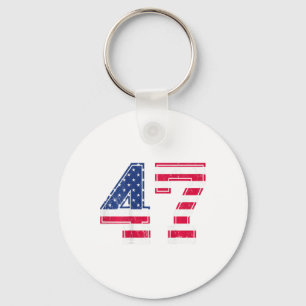 47 Geburtstags-Shirt Usa-Flagge Sportteam-Trikot C Schlüsselanhänger