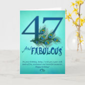 47. Geburtstagskarten Karte (Gelbe Blume)