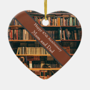 47. Hochzeitstag Keramik Ornament