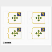 47. Infanterie Rechteckiger Aufkleber (Blatt)