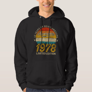 47 Jahre alt 1978 Retro Phantastisch 47. Geburtsta Hoodie