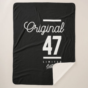 47 Jahre alt - 47. Geburtstag Funny Gift Sherpadecke