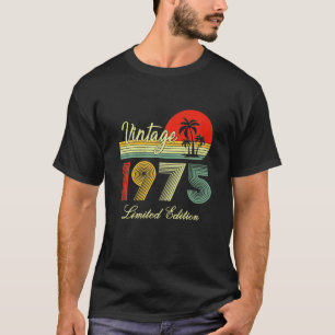 47 Jahre alte Geschenke Vintag 1975 limitierte Aus T-Shirt