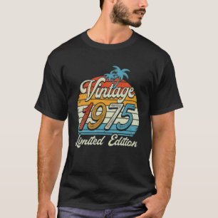 47 Jahre alte Vintage 1975 Retro Siebenundvierzigs T-Shirt
