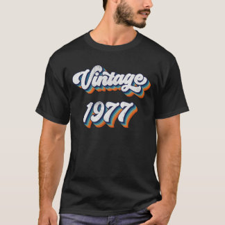 47 Jahre Altes Geschenk Männer Frauen Vintag 1977 T-Shirt