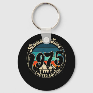 47 Jahre Vintag 47. Geburtstag 1975 Schlüsselanhänger