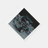 47 Klassische Automobile Serviette (Ecke)