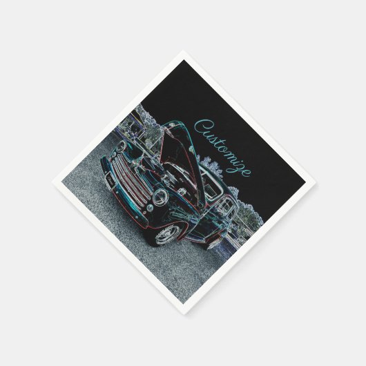 47 Klassische Automobile Serviette (Ecke)