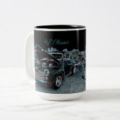 47 Klassische Automobile Zweifarbige Tasse (Vorderseite Links)