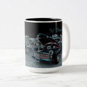 47 Klassische Automobile Zweifarbige Tasse (VorderseiteRechts)