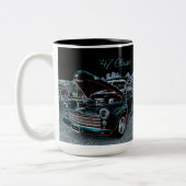 47 Klassische Automobile Zweifarbige Tasse (Links)