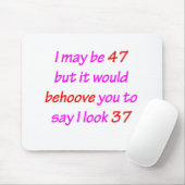 47 obliegen Sie Ihnen Mousepad (Mit Mouse)