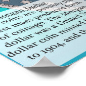 47. Periodische Übersicht der Elemente aus Silber Poster (Ecke)