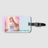 47_Plus 埼玉 彩花 - Saitama Ayaka Gepäckanhänger (Vorderseite (Horizontal))