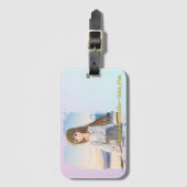 47_Plus 山梨 澄香 - Yamanashi Sumika Gepäckanhänger (Vorderseite Vertikal)