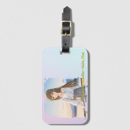 47_Plus 山梨 澄香 - Yamanashi Sumika Gepäckanhänger (Vorderseite Vertikal)