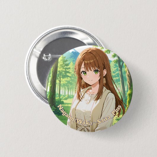 47_Plus 長野 和花 - Nagano Waka Button (Vorne & Hinten)