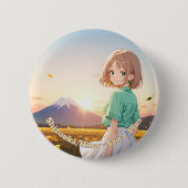 47_Plus 静岡 陽菜 - Shizuoka Hina Button (Vorderseite)