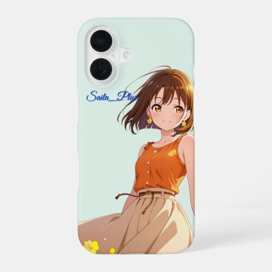 47_Plus – Anime Character Series iPhone 16 Hülle (Rückseite)