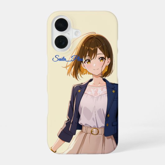 47_Plus – Anime Character Series iPhone 16 Hülle (Rückseite)