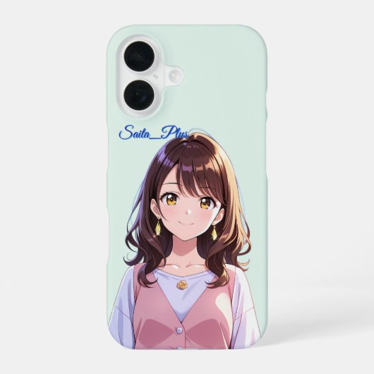47_Plus – Anime Character Series iPhone 16 Hülle (Rückseite)