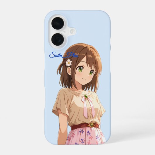47_Plus – Anime Character Series iPhone 16 Hülle (Rückseite)