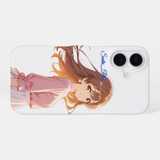 47_Plus – Anime Character Series iPhone 16 Hülle (Rückseite (Horizontal))