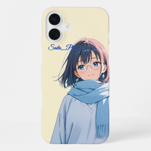 47_Plus – Anime Character Series iPhone Hülle (Rückseite)