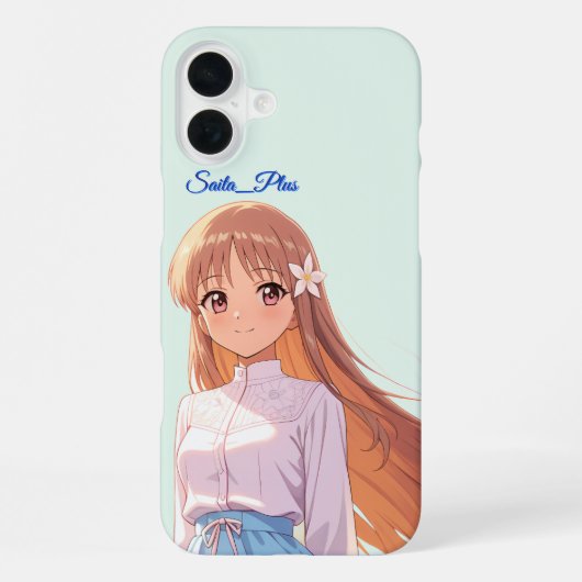 47_Plus – Anime Character Series iPhone Hülle (Rückseite)