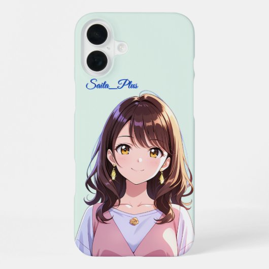 47_Plus – Anime Character Series iPhone Hülle (Rückseite)