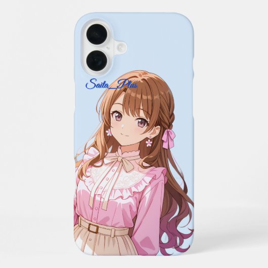 47_Plus – Anime Character Series iPhone Hülle (Rückseite)