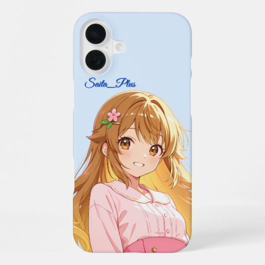 47_Plus – Anime Character Series iPhone Hülle (Rückseite)