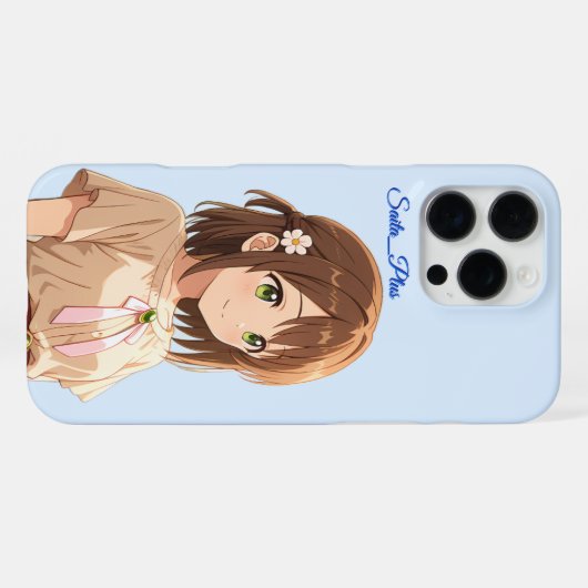 47_Plus – Anime Character Series iPhone Hülle (Rückseite (Horizontal))