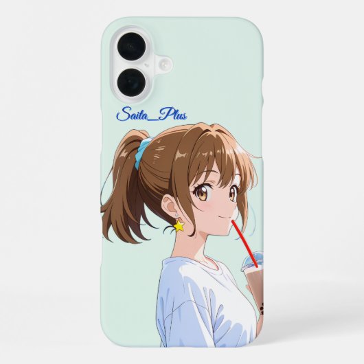 47_Plus – Anime Character Series iPhone Hülle (Rückseite)