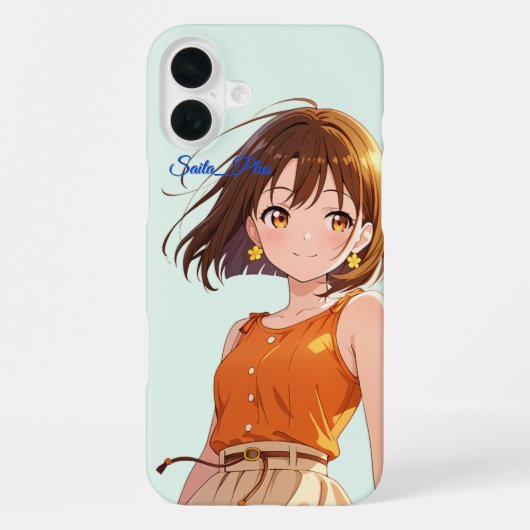47_Plus – Anime Character Series iPhone Hülle (Rückseite)