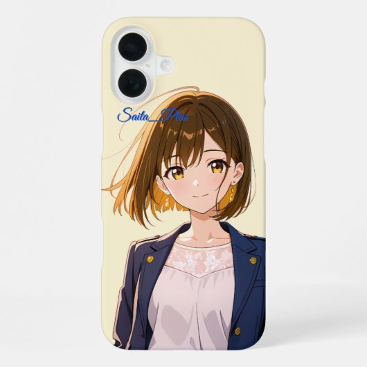 47_Plus – Anime Character Series iPhone Hülle (Rückseite)