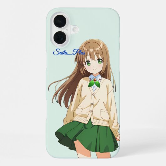 47_Plus – Anime Character Series iPhone Hülle (Rückseite)
