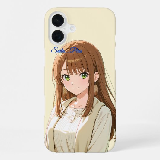 47_Plus – Anime Character Series iPhone Hülle (Rückseite)