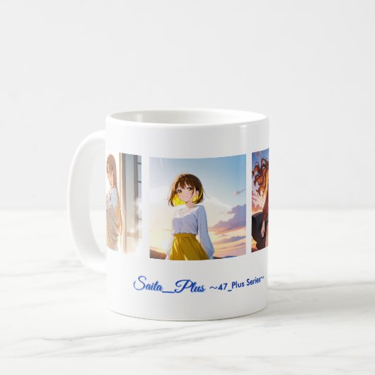 47_Plus – Anime Character Series Kaffeetasse (Vorderseite Links)