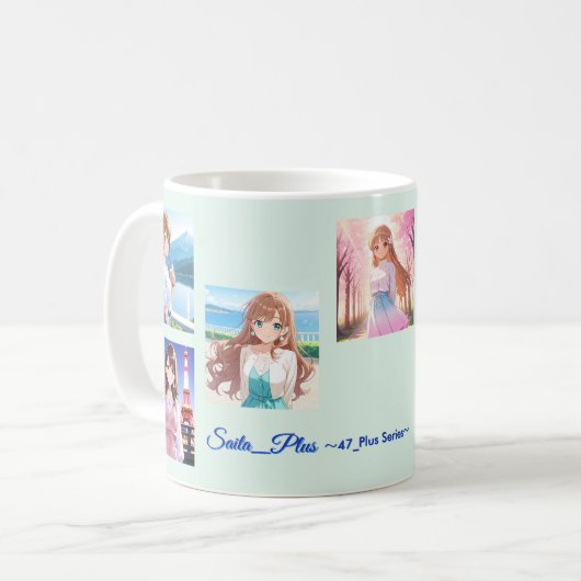 47_Plus – Anime Character Series Kaffeetasse (Vorderseite Links)