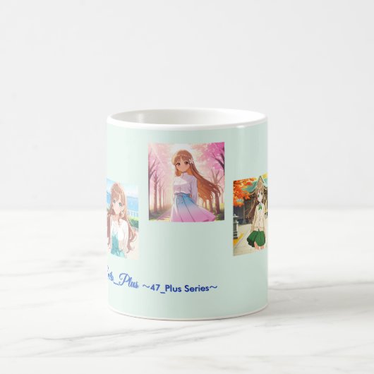 47_Plus – Anime Character Series Kaffeetasse (Mittel)