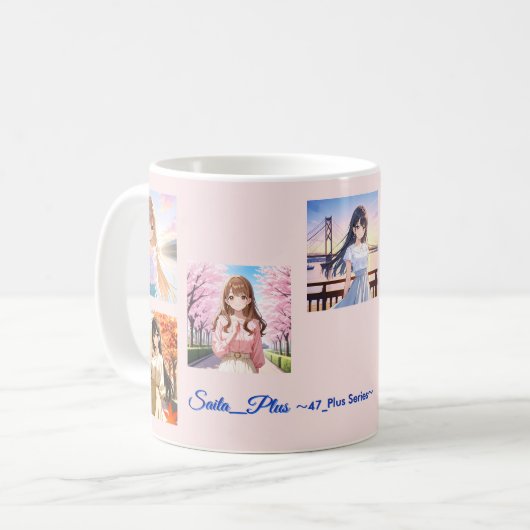 47_Plus – Anime Character Series Kaffeetasse (Vorderseite Links)
