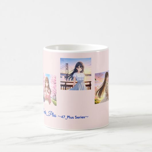 47_Plus – Anime Character Series Kaffeetasse (Mittel)