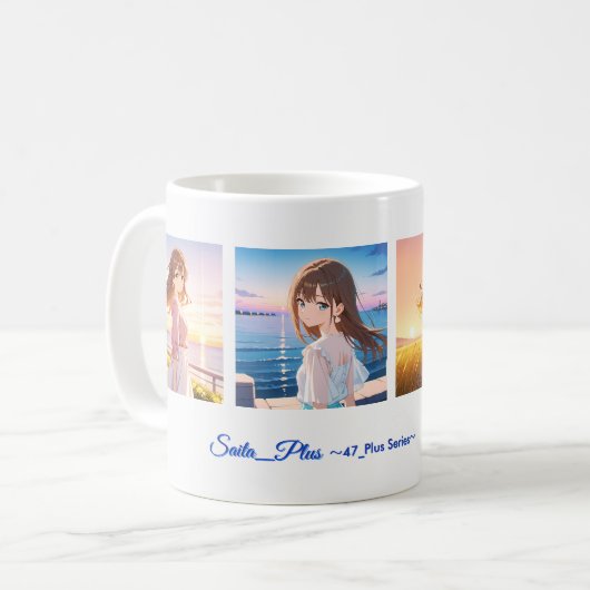 47_Plus – Anime Character Series Kaffeetasse (Vorderseite Links)