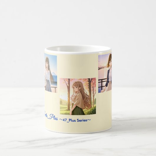 47_Plus – Anime Character Series Kaffeetasse (Mittel)
