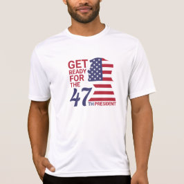 47. Präsident, amerikanische Trump-Flagge T-Shirt