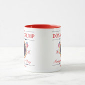 47 PRÄSIDENT DONALD TRUMP KOMMEMORATIVE INAUGURATI TASSE (Zentrum)