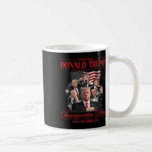 47. Präsident Einweihung des Staat Trump 202 Kaffeetasse