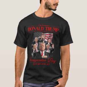 47. Präsident Einweihung des Staat Trump 202 T-Shirt