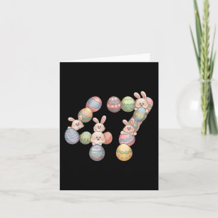 47. Präsident Ostern Donald Trump 47 Eggs Bunny Karte